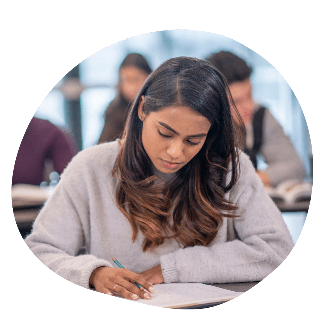 High school student writing common app essays