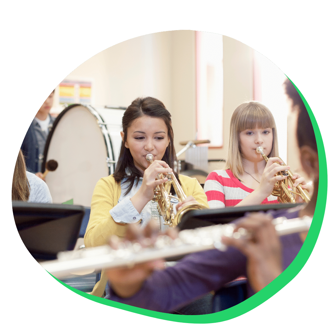 high school students involved is music extracurricular activities