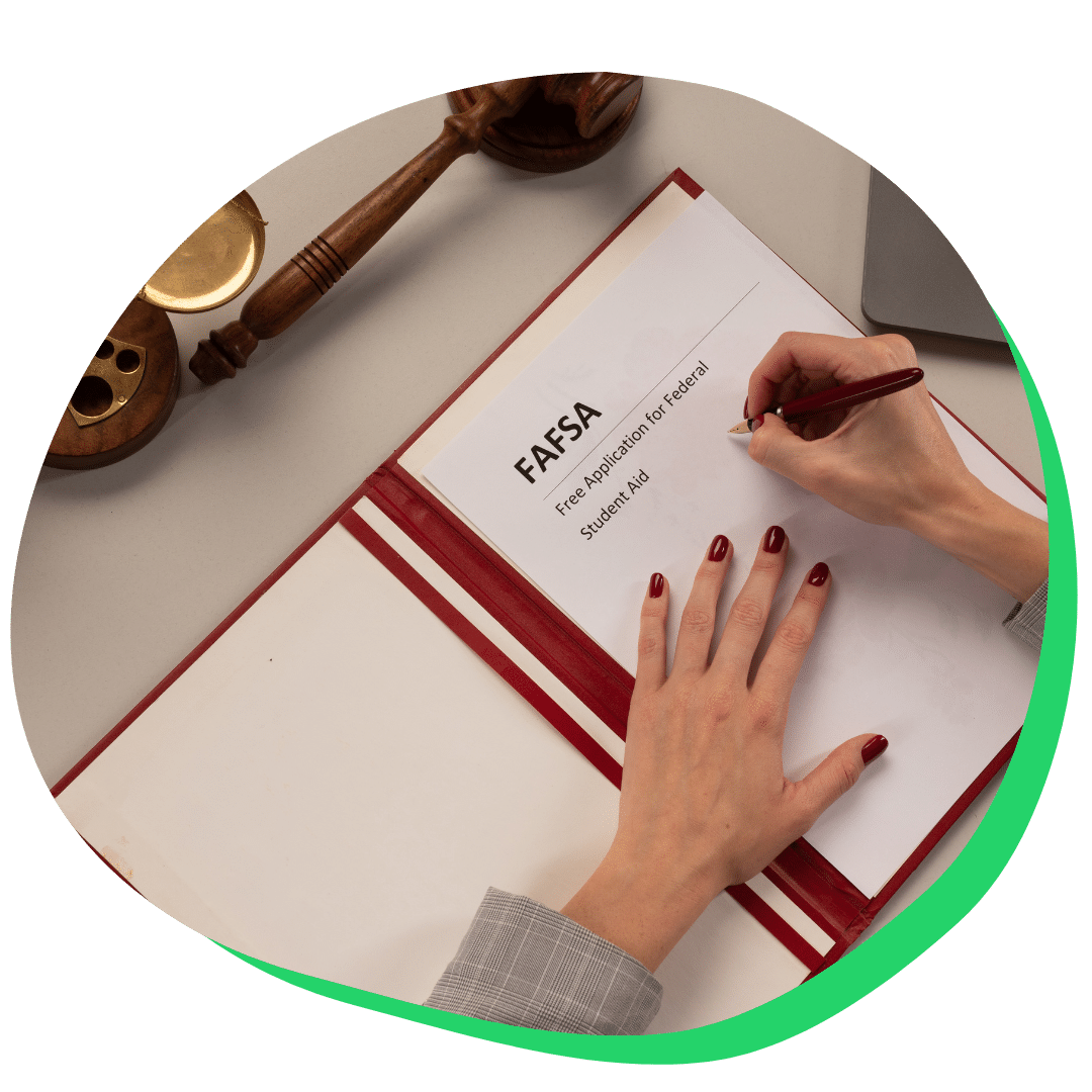 Filling out financial aid forms