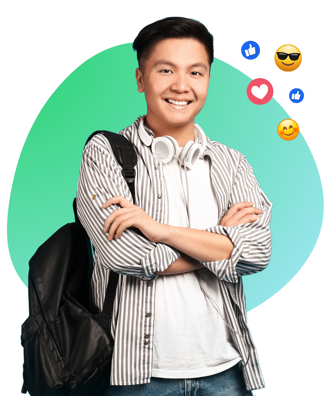 11th grade high school male student