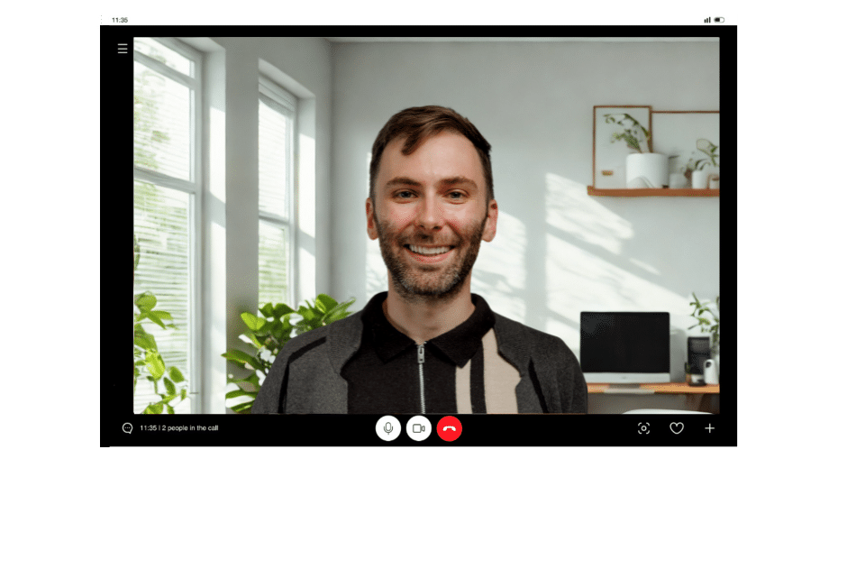 Zoom call with a graduate admissions coach