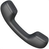 Telephone receiver emoji